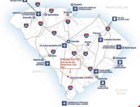 HALFWAY BETWEEN SAVANNAH & CHARLESTON PORTS - 190.23 Acres - 5 Miles From Exit 38 on I-95 | FOREIGN TRADE ZONE STATUS.