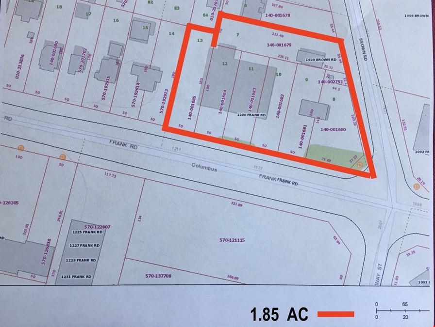 Frank & Brown Rd. Development Opportunity