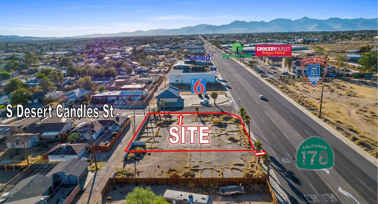 Prime Corner Retail Parcel w/ Utilities & Existing Parking Lot