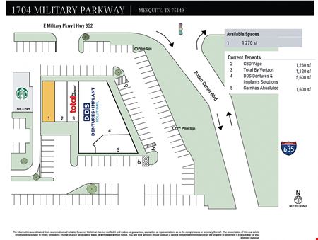 Preview of Commercial space for Rent at 1704 Military Pkwy