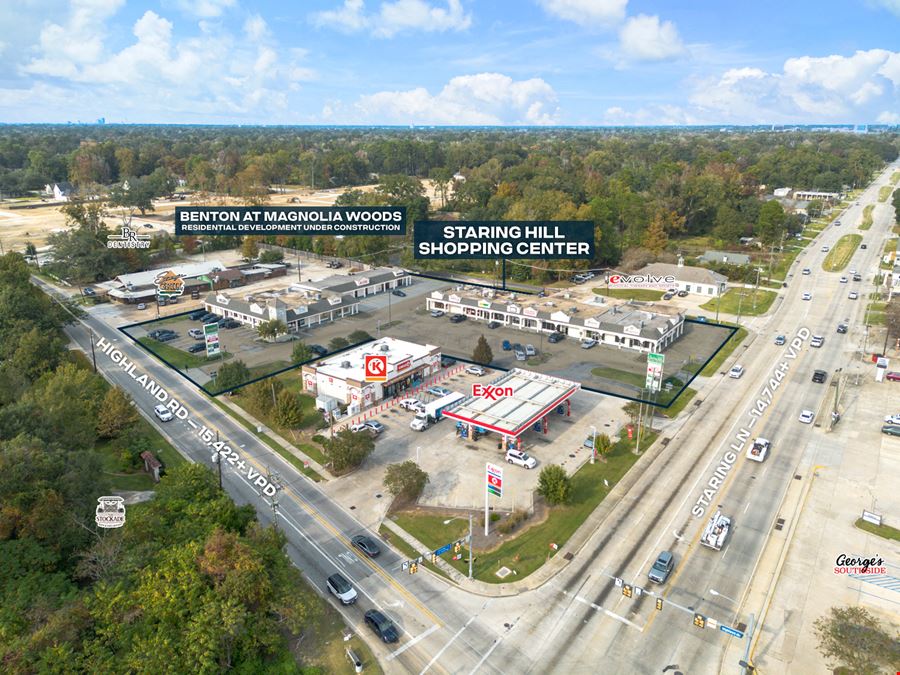 Staring Hill Shopping Center: 1,080 SF Endcap Suite along Highland Road