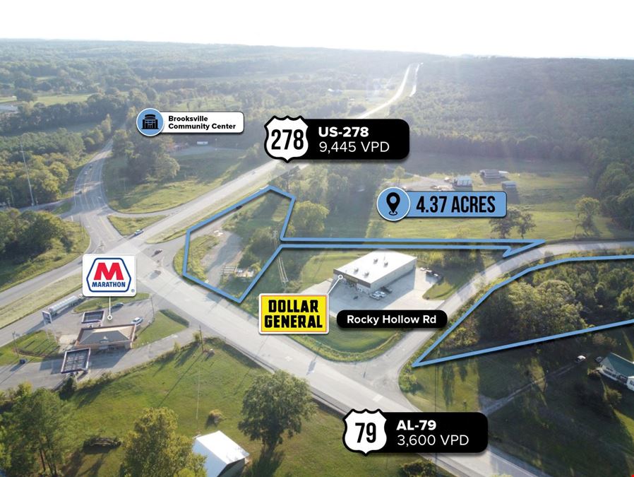 1 Auction 4.3 Acres 13K VPD Dollar General Adjacent Birmingham