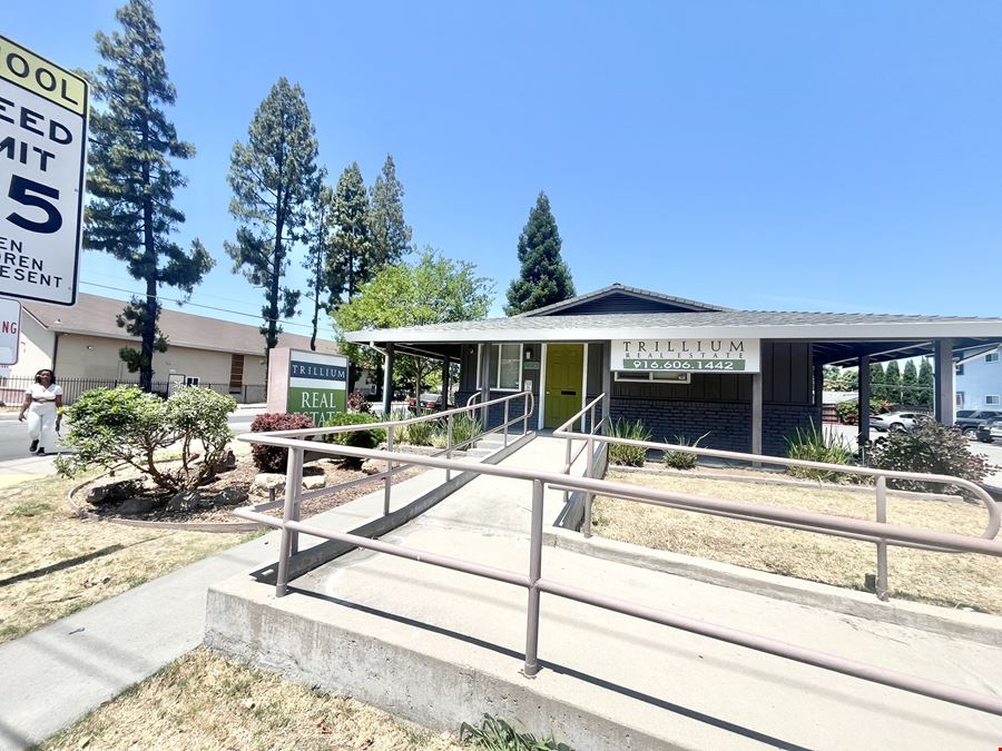 High identity Office Building with monument signage