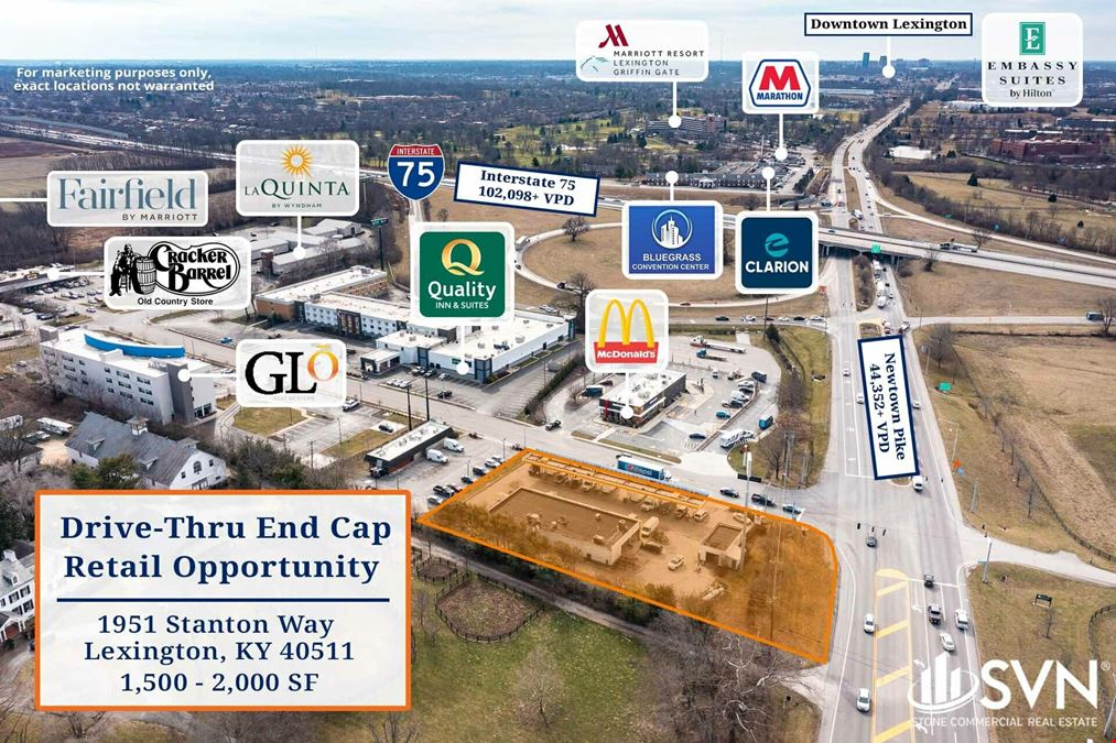 Lexington Interstate Retail End-Cap Opportunity