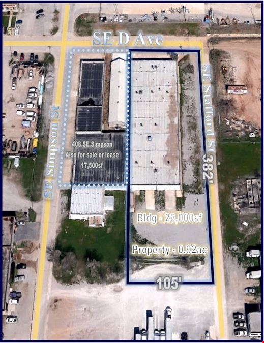 310 SE D Ave. and 408 SE Simpson St.
