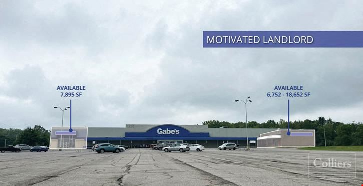 Multiple Flex Retail Spaces for Lease