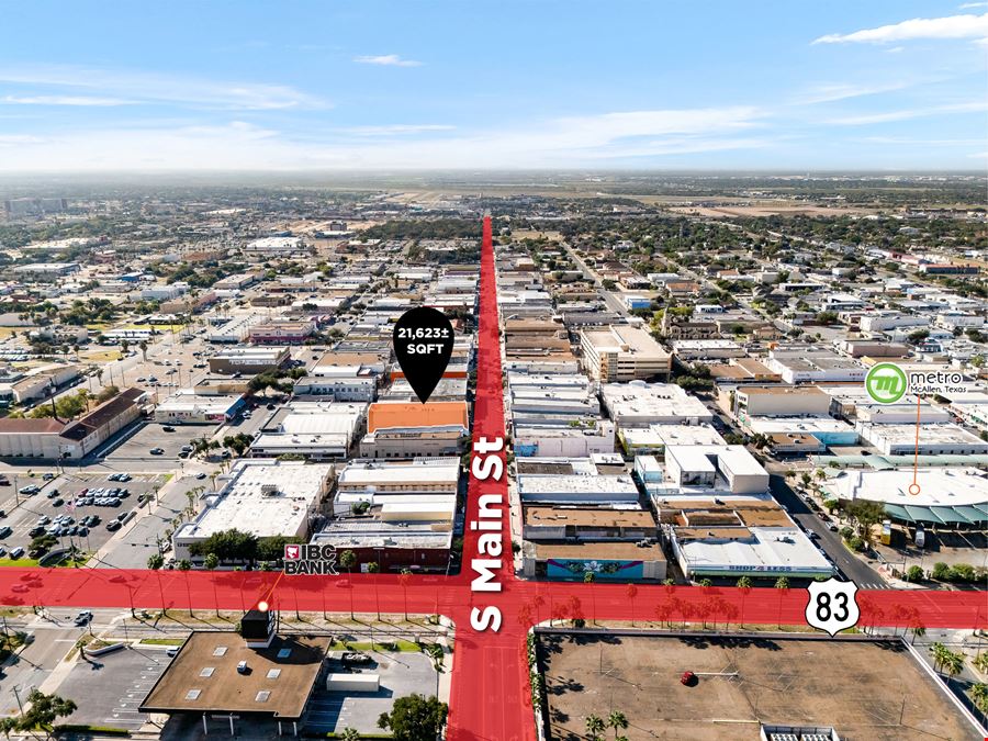 21,623 SF Prime Retail | Downtown | McAllen