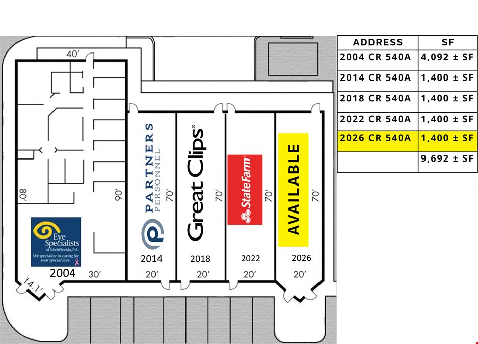 County Road 540A Retail Center