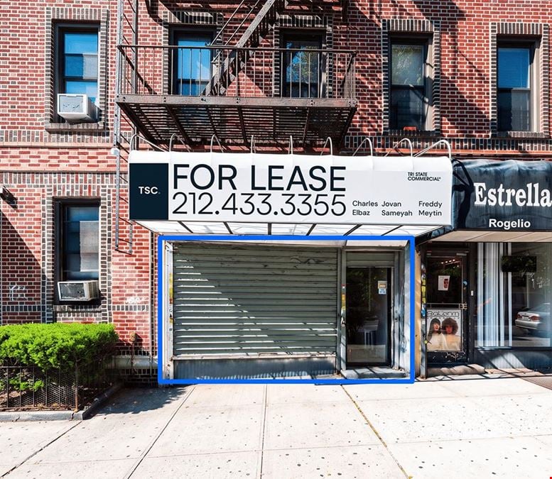 615 SF | 330 Rogers Avenue | PLG Retail Space With Excellent Transit Access for Lease
