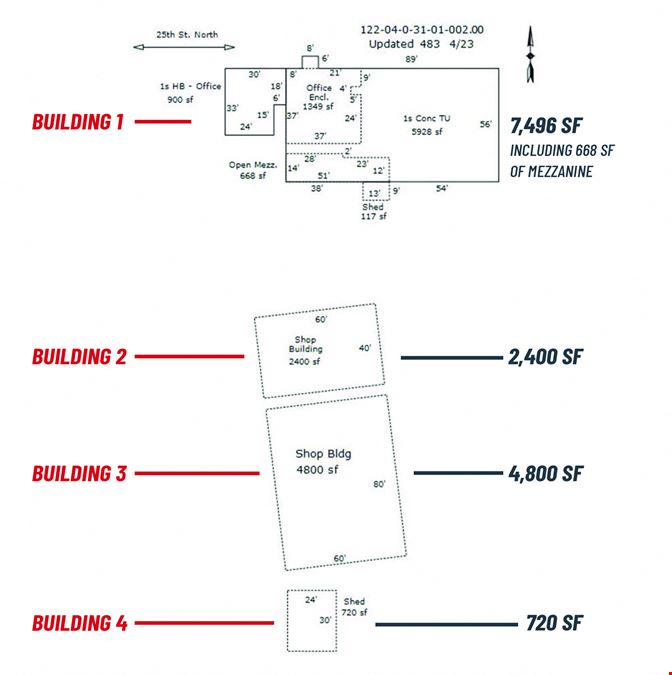 INDUSTRIAL BUILDINGS ON 5± ACRES