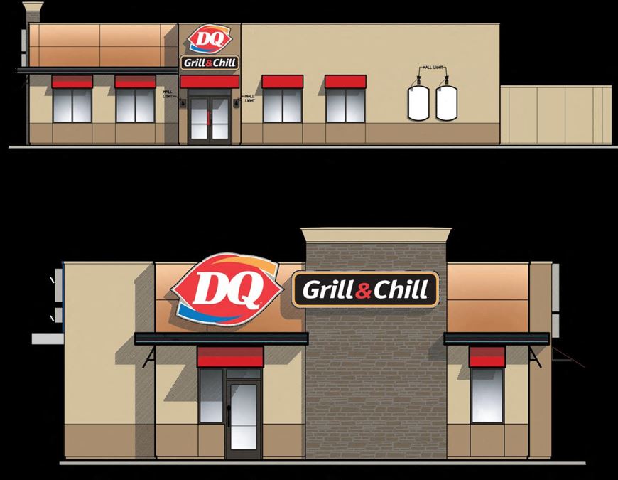 Freestanding Dairy Queen With Drive-Through