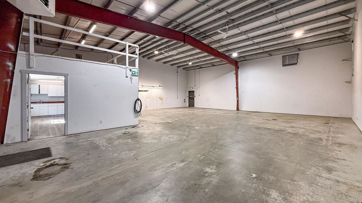 Industrial in-line unit available in Summerland