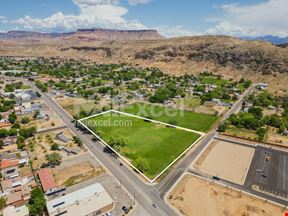 Corner Commercial Lot En Route to Zion National Park