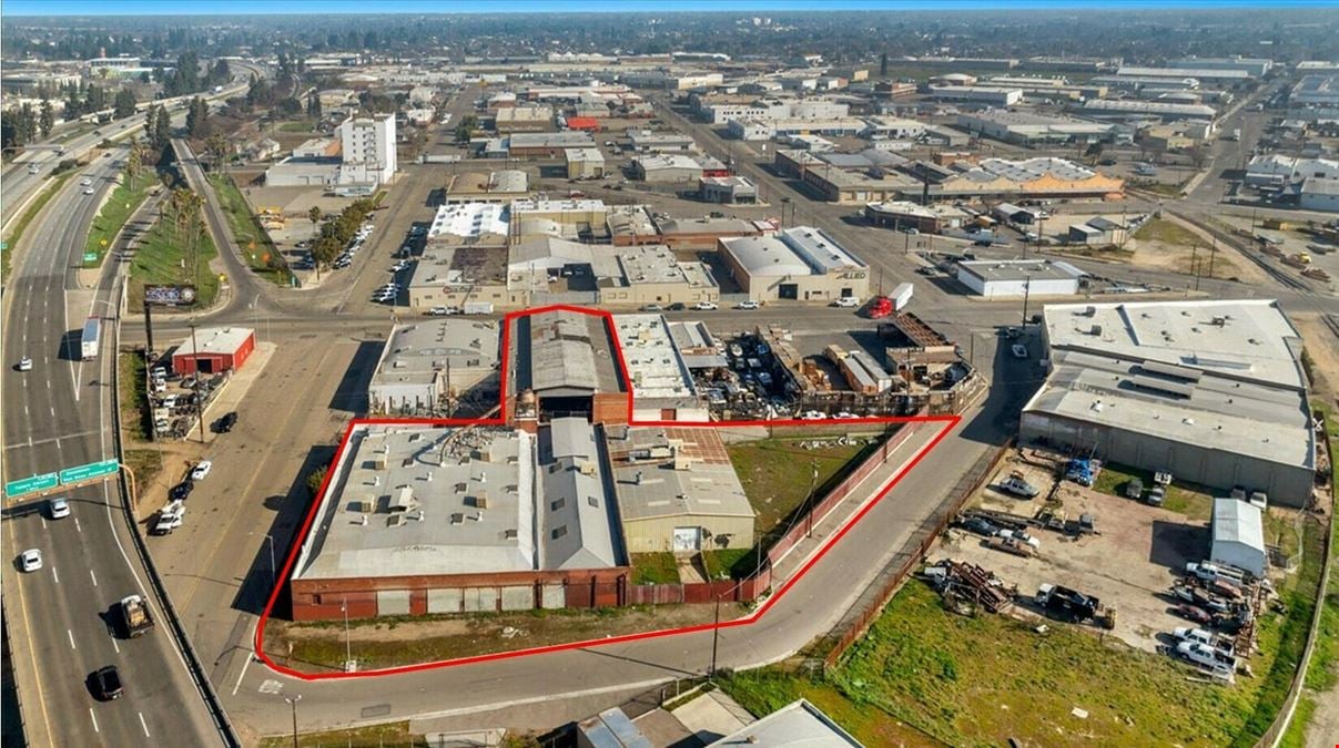 (3) Industrial Buildings w/ CA-41 Exposure in Fresno, CA