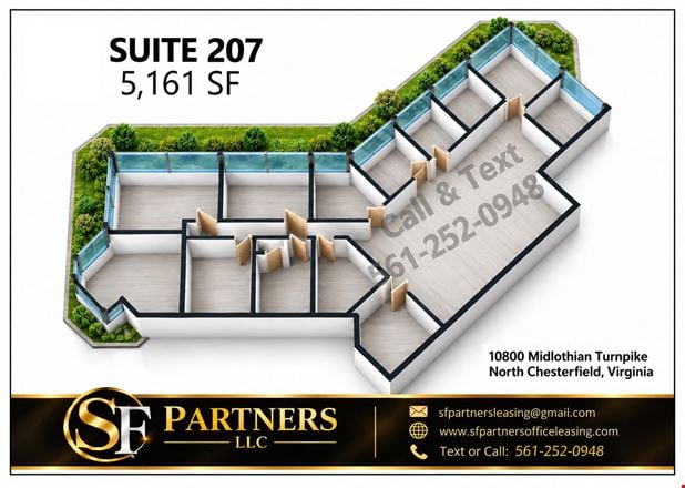 Preview of Office space for Rent at 10800 Midlothian Turnpike