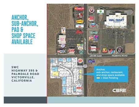 Preview of commercial space at SWC Hwy 395 & Palmdale Rd