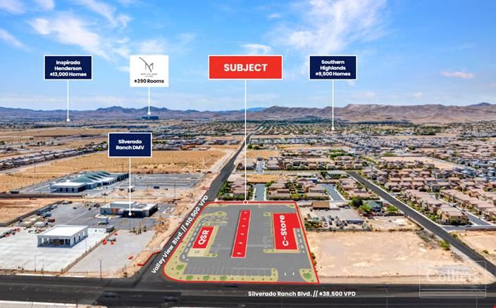 SWC Silverado Ranch Blvd. & Valley View,