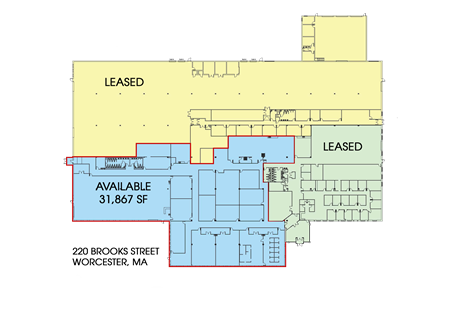 Preview of Industrial space for Rent at 220 Brooks Street