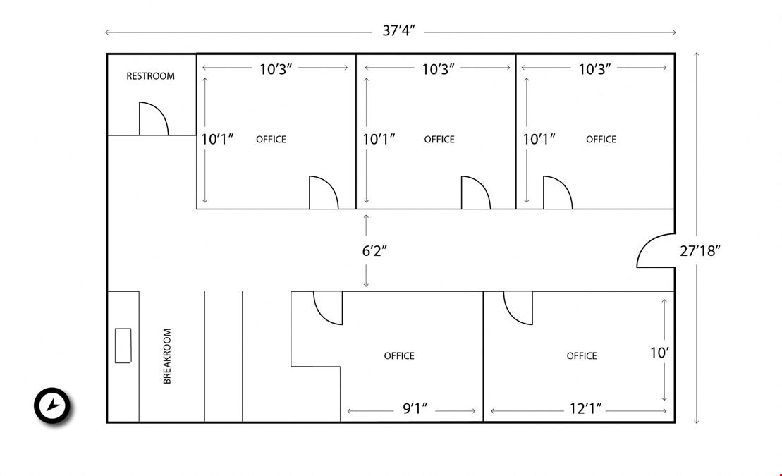 5 Office Suites on 5th Ave