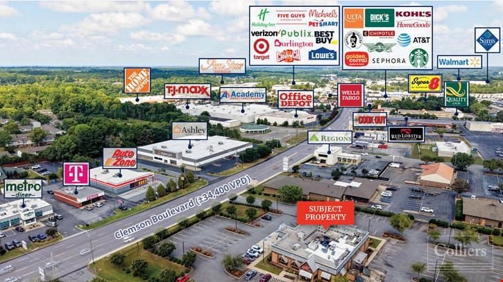 ±8,442-SF Restaurant Building Located on ±4.42 Acres