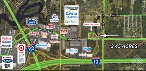 3.45 Acres on Mallett Road Near The Promenade