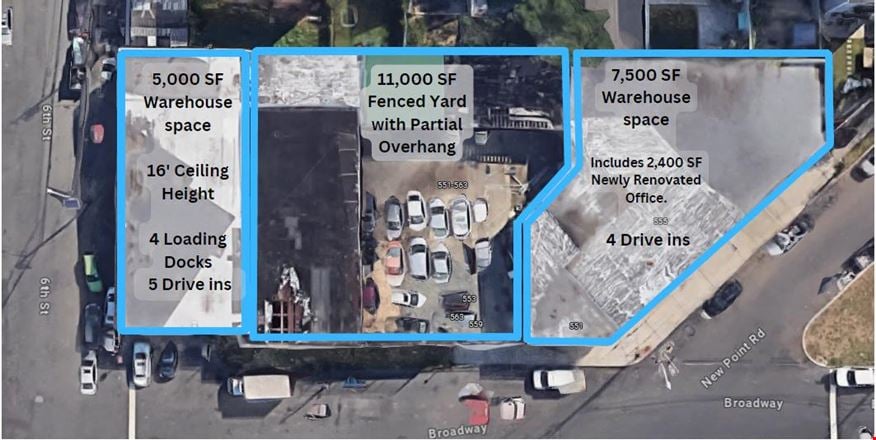 Preview of Industrial space for Rent at 551 New Point Road