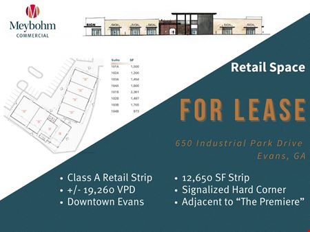 Preview of Retail space for Rent at 650 Industrial Park Drive