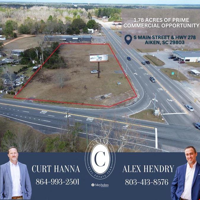 Corner Development Lot with Billboard