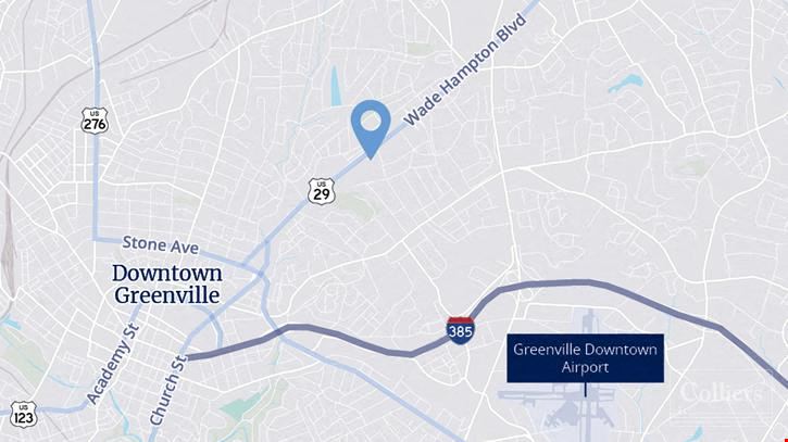 Highly Visible Property For Sale Along Wade Hampton Boulevard