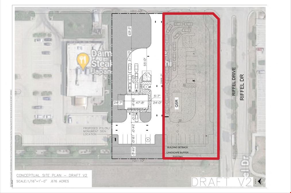 PAD SITE AVAILABLE WITH 9TH ST. FRONTAGE IN SALINA