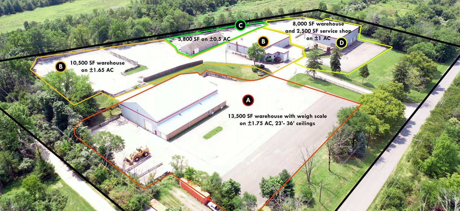 ±34,400 SF Industrial Facilities on ±8.22 AC for Lease