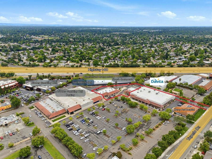 Value Add Strip Center with Cell Tower