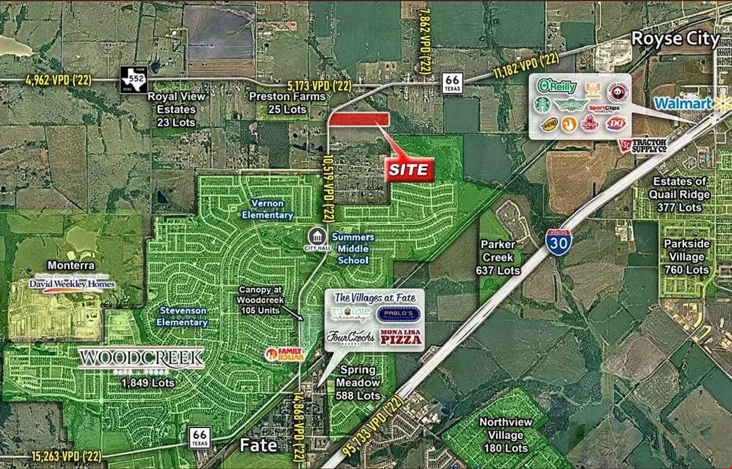 900 Highway 66 - Development Land Fate Tx