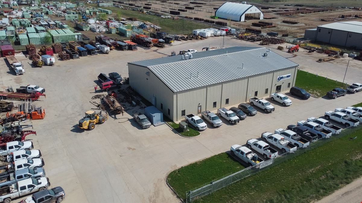 ±10,000 SF Shop | ±3.32 Acre Fenced Concrete Yard