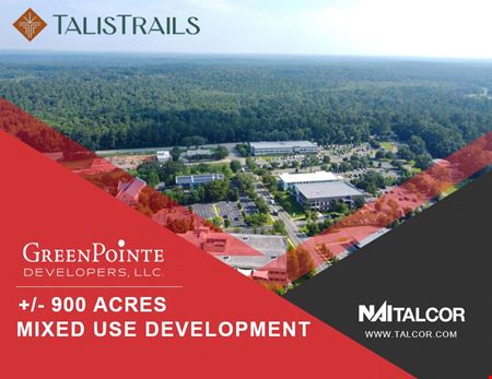 Preview of VacantLand space for Sale at TalisTrails Retail Sites - Retail, Hotel, Grocery