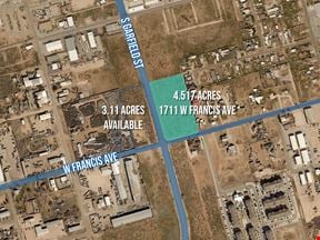 Prime 4.517 Acres on W Francis Ave