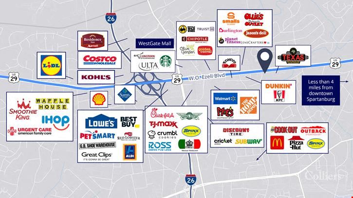 1.26-Acre Retail Development Site with High Visibility along US Hwy 29