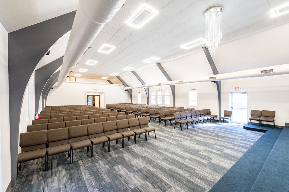 CHURCH WITH EVENT SPACE & 6-BEDROOM HOME