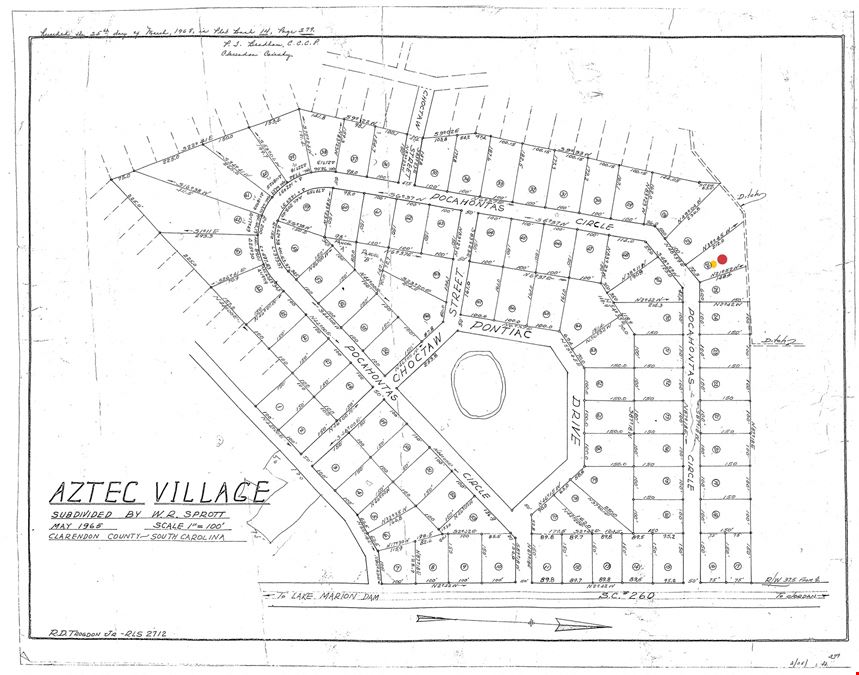Pocahontas Circle Tract Near Lakes & Recreation - Close to Santee and Interstate I-95 w/ Possible Casino to Come