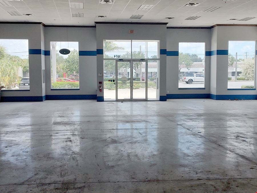 Freestanding WPB Retail with Signage