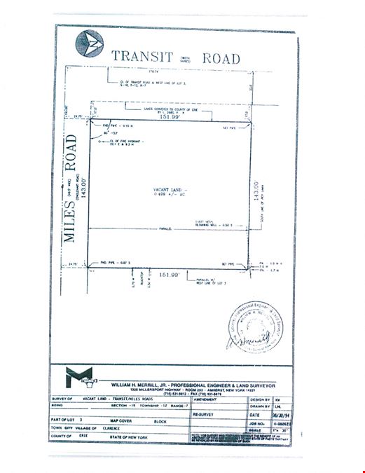 0.50+/- Acres of Commercial Vacant Land