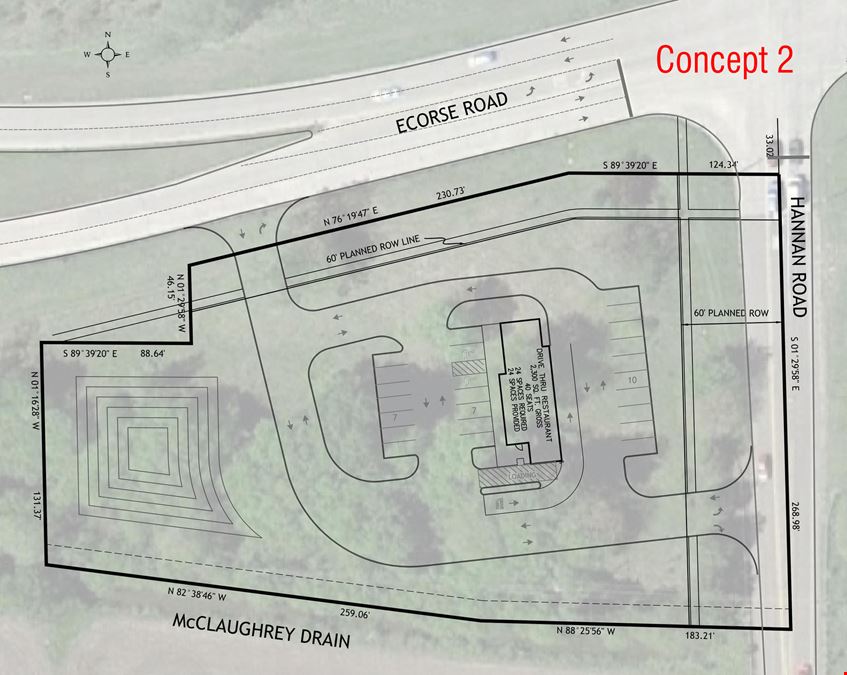 SWC of Ecorse & Hannan Road