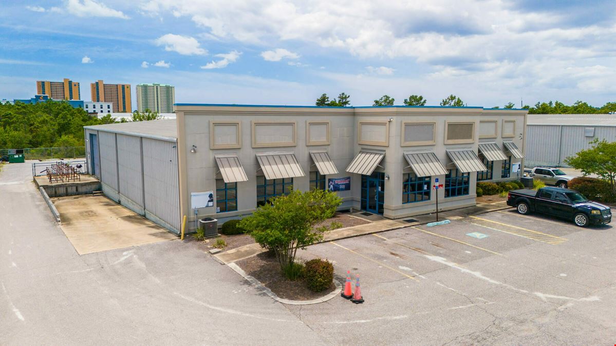 10,564 +/- sf Flex Office/Warehouse w/Fenced Yard | Beach Commerce Park