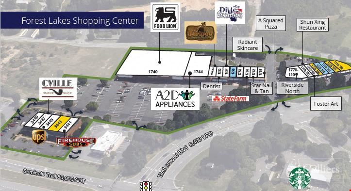 7 Units Available From 750 - 1,637 SF (can be combined for up to 3,500 SF)