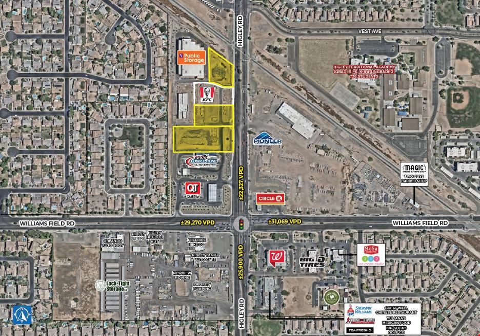 Higley Rd & Williams Field Rd, NWC