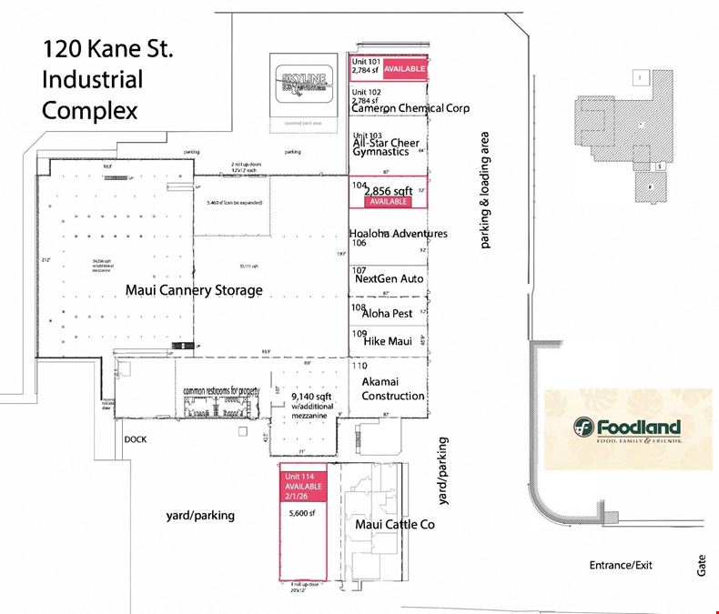 Ready to Move-in Warehouse Spaces Available