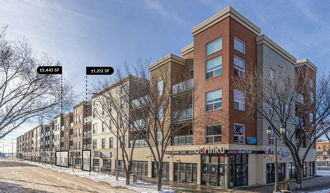 Retail Bays at Station on Whyte