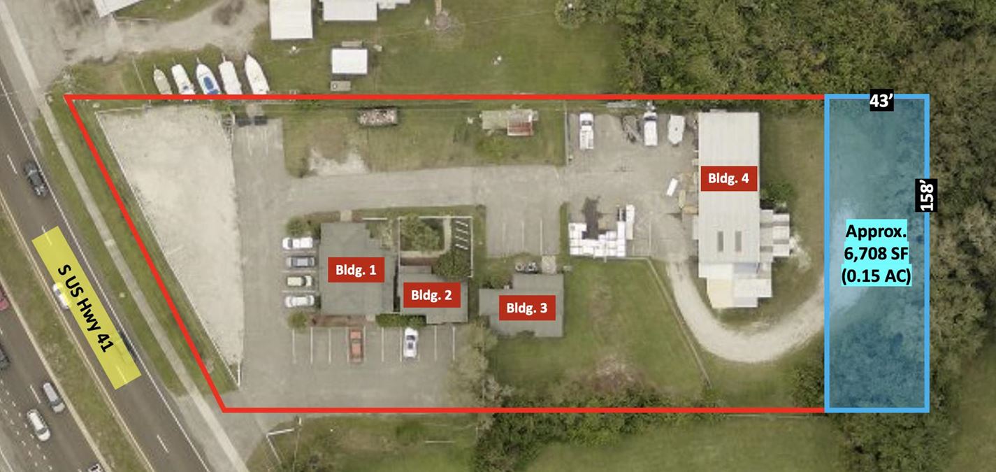 Office & Outdoor Storage For Lease - 1517 S US Hwy 41