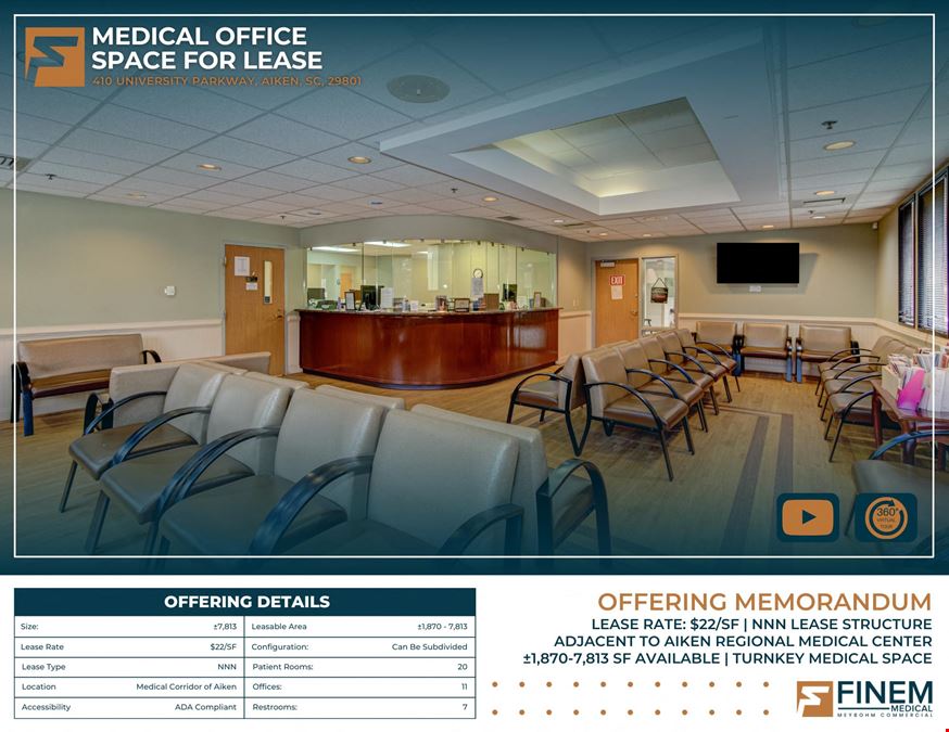 Premium Medical Office Space | ±7,813 SF