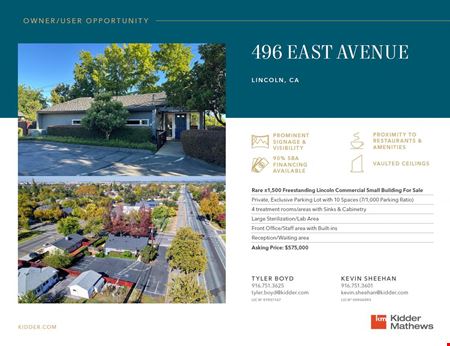 Preview of Retail space for Sale at 496 East Ave